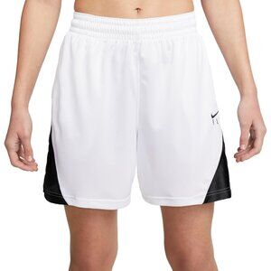 Nike Women's Dri-Fit‎ Isofly Basketball Short in White, Large